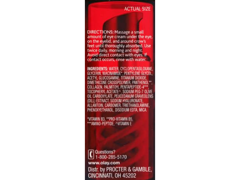 Olay Regenerist Micro-Sculpting Eye Swirl, 0.5 fl oz/15 mL