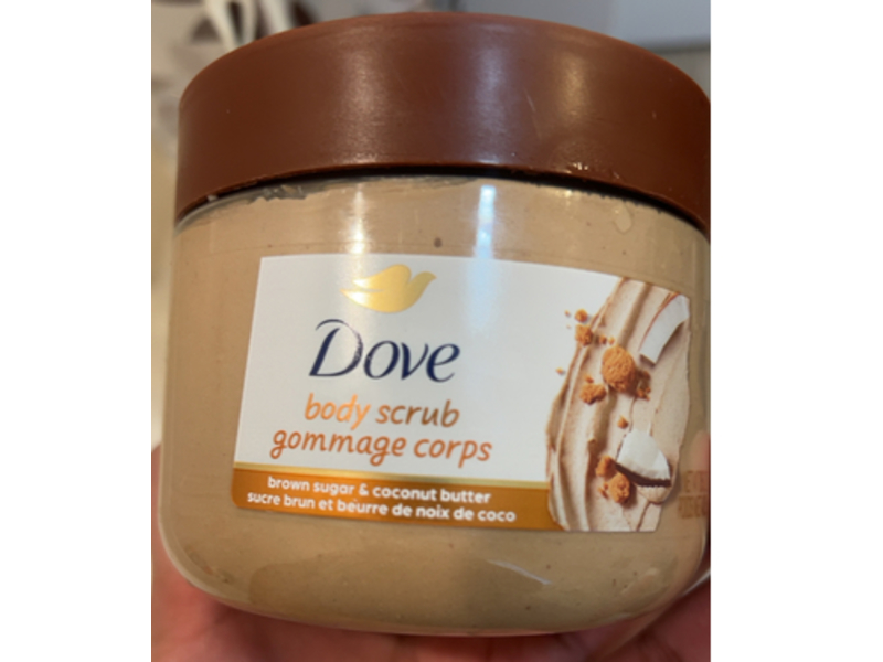 Dove Gommage Crops Body Scrub, Brown Sugar & Coconut Butter, 15 oz/425 g