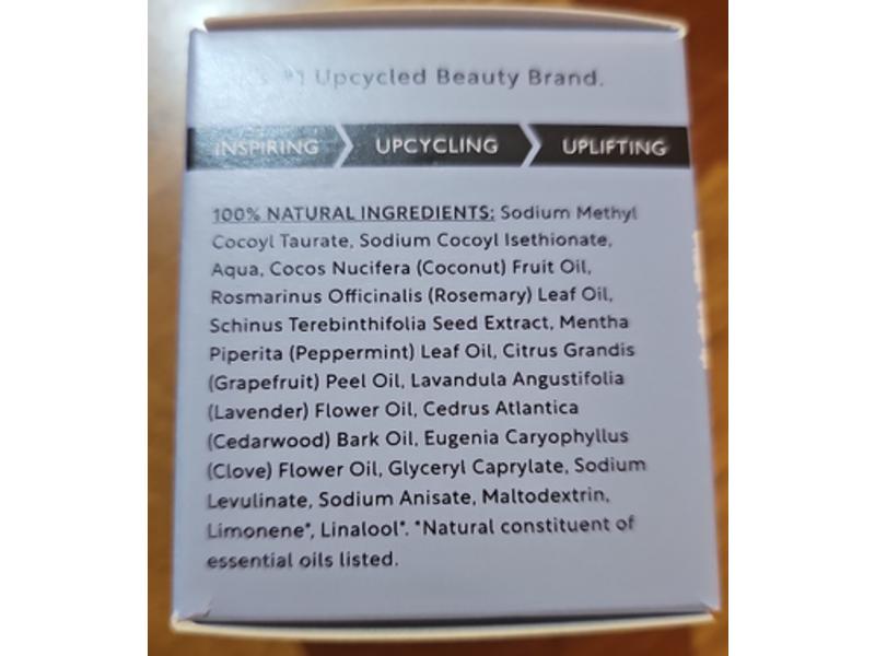 UpCircle Shampoo Creme, Rosemary Oil + Pink Berry, 3.5 fl oz/100 mL