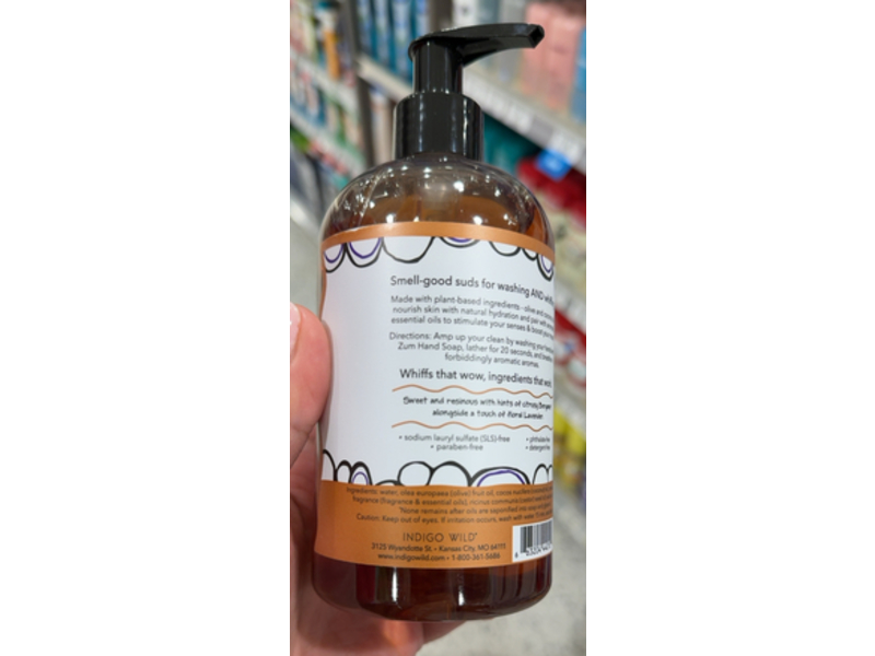 Zum Hand Soap, Amber, 12 fl oz/354 mL, Pack Of 4