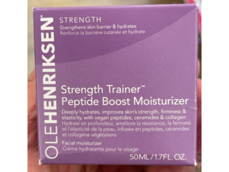 Olehenriksen Strength Trainer Facial Moisturizer, Peptide Boost, 1.7 fl oz/50 mL