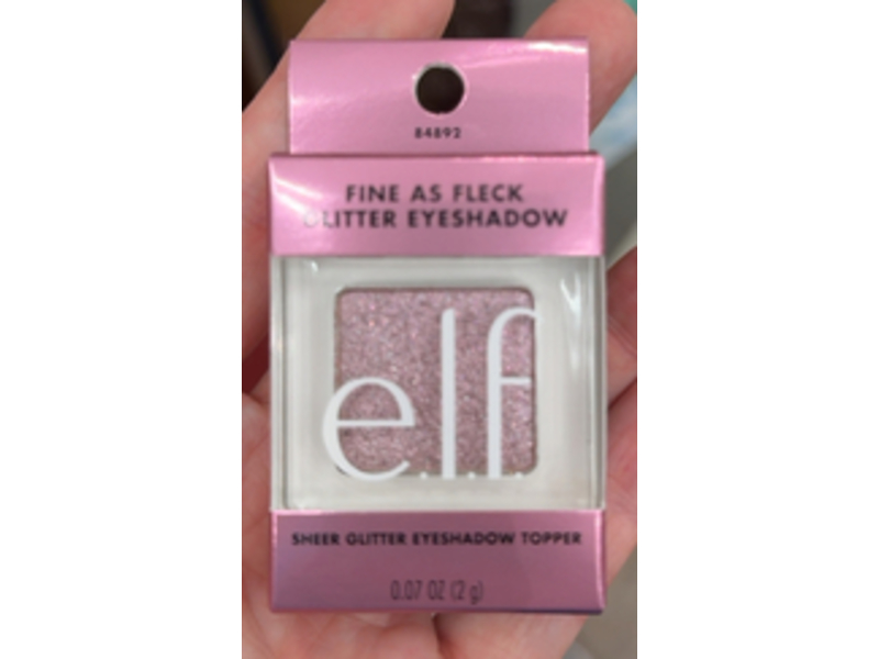 e.l.f. Fine As Fleck Glitter Eyeshadow, Pop Off Pink, 0.07oz/2 g