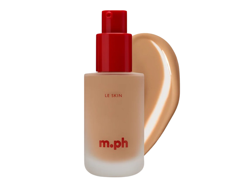 m.ph Le Skin Weightless Serum Foundation, Light 100 W, 1 fl oz/30 mL
