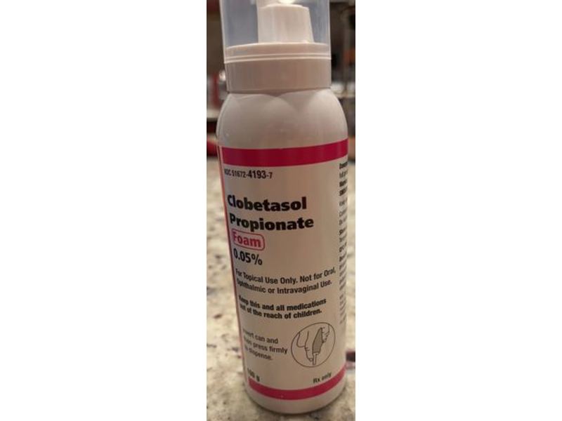 Clobetasol Propionate Foam 0.05%, 100 g Taro (RX)