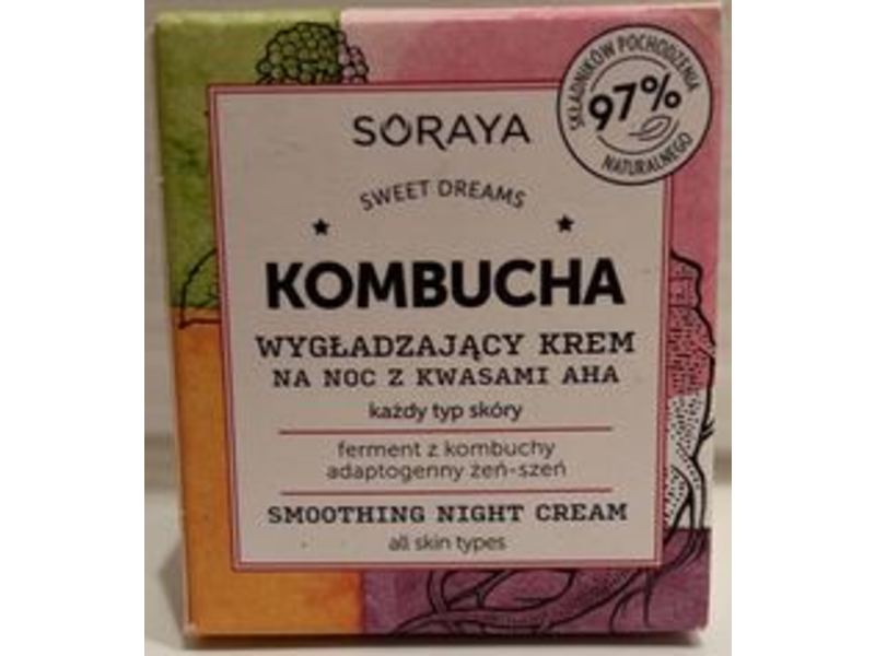 Soraya Kombucha Smoothing Night Cream, 75 mL