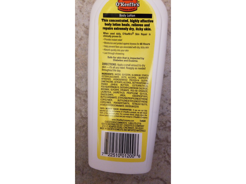 O'Keeffe's Skin Repair Body Lotion, 12 oz/340 g