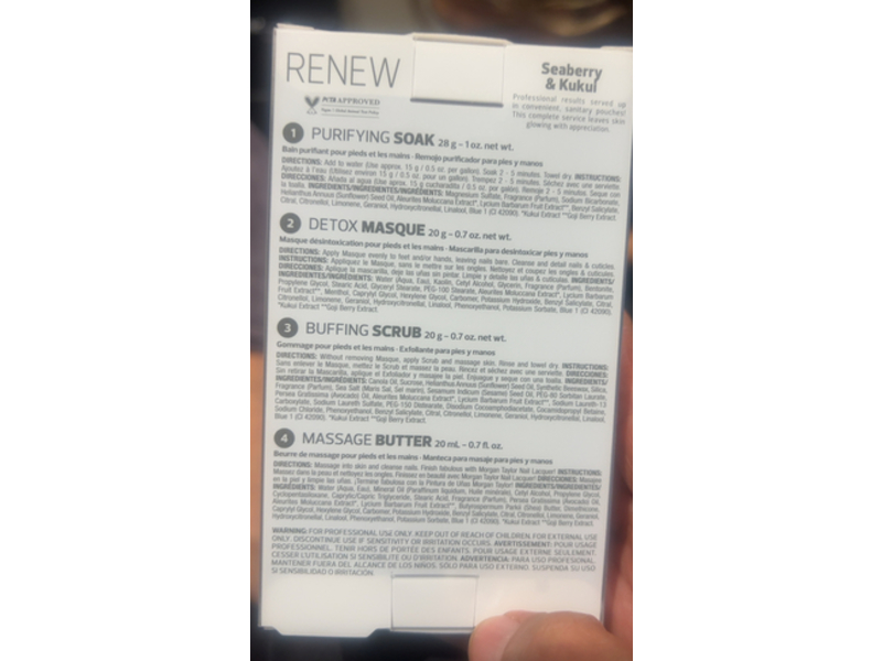 Morgan Taylor BareLuxury Step-1 Complete Pedicure & Manicure Packs , Seaberry & Kukul