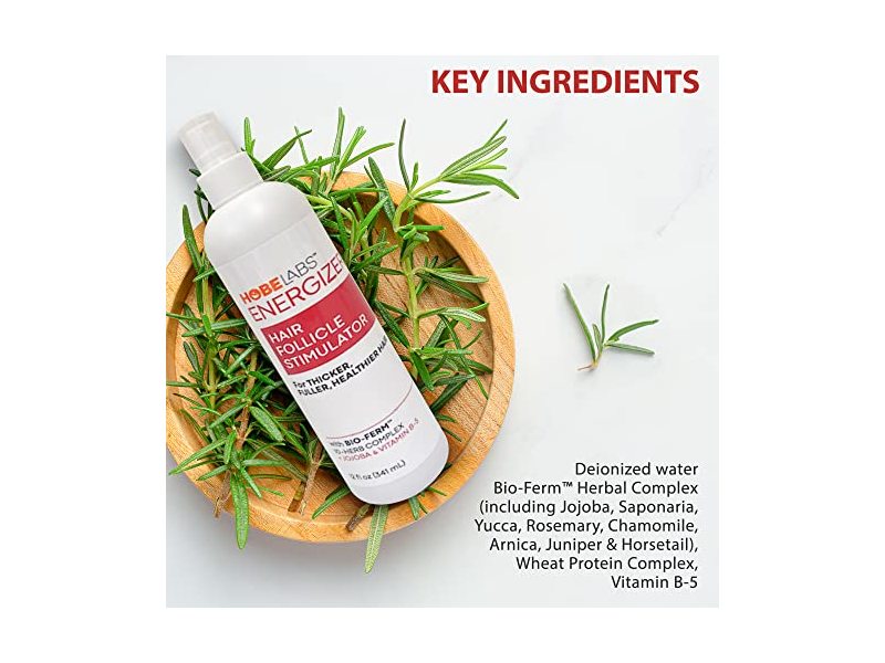 Hobe Labs Energizer Hair Follicle Stimulator, 8-Fluid Ounce (Pack of 2)