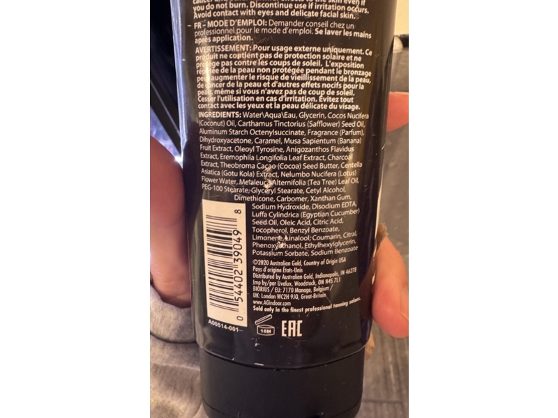 Australian Gold Nothing But Black Bronzer, 8.5 fl oz/250 mL