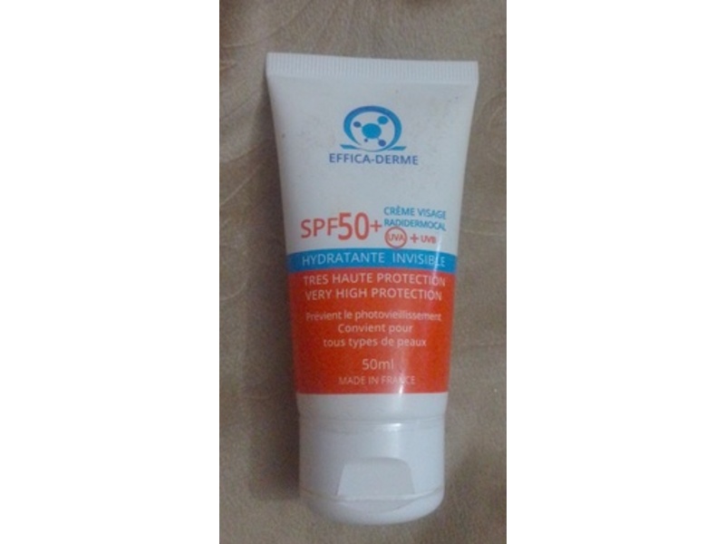Effica-Derme Radidermacol Hydrating Sunscreen, SPF 50+, 50 mL