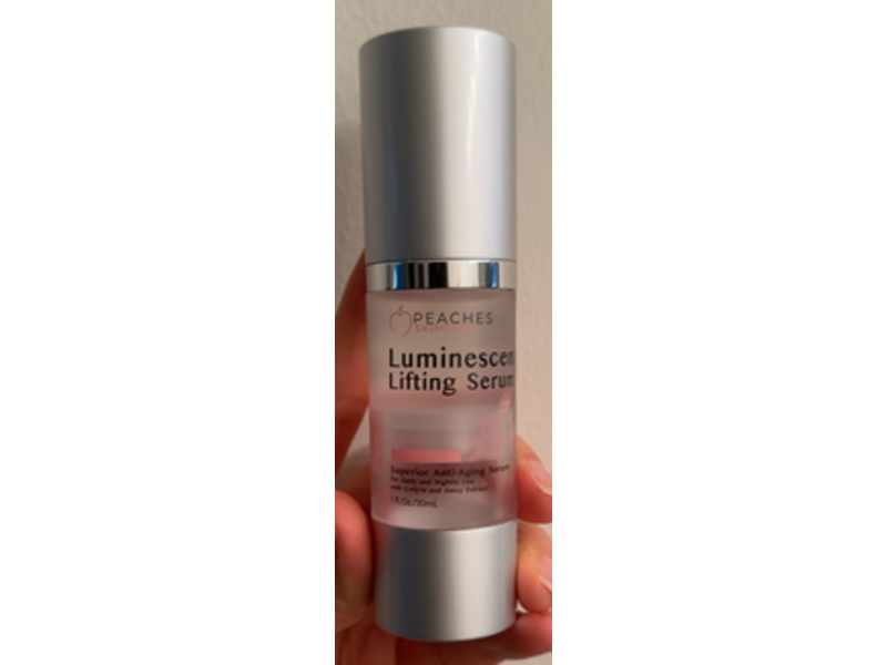 Peaches Skin Care Luminescent Lifting Serum, 1 fl oz/30 mL