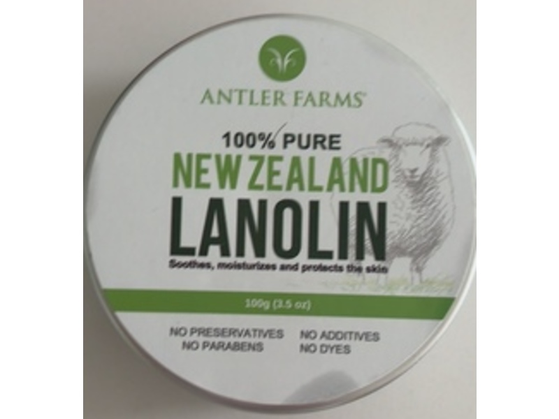 Antler Farms 100% Pure New Zealand Lanolin, 3.5 oz/100 g