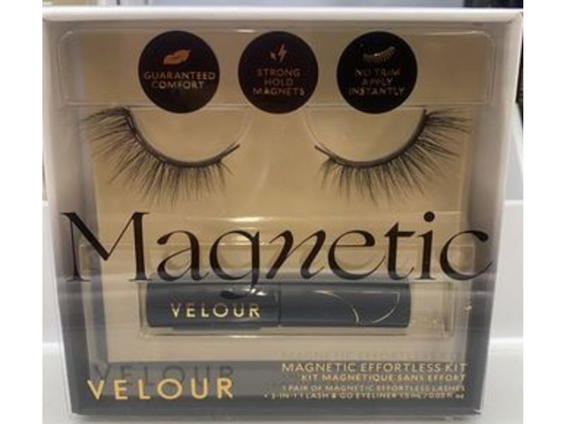Velour Lashes Magnetic Effortless Kit, 0.05 oz/1.5 mL
