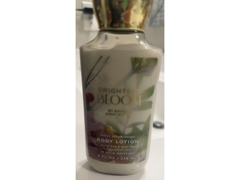 Bath & Body Works Daily Nourishing Body Lotion, Brightest Bloom, 8 fl oz/236 mL, Pack Of 2