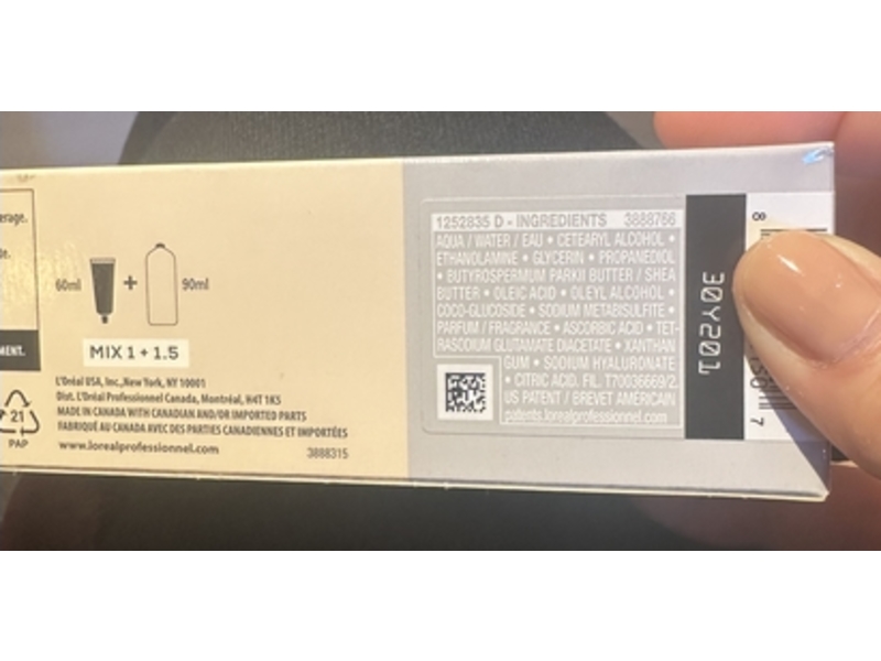 L'oreal Professionnel Paris Alkaline Demi-Permanent Gloss Color, Clear, 2.0 oz/57 g