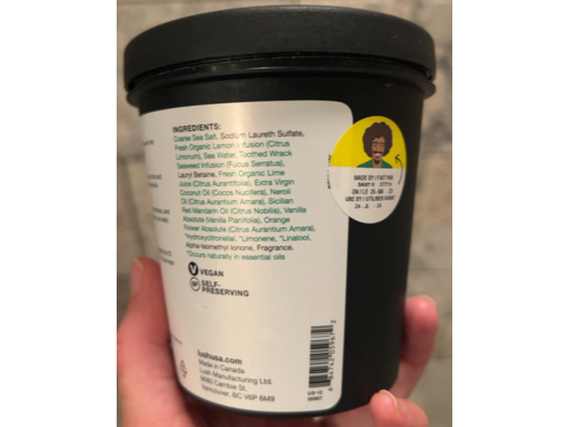 Lush Big Shampoo, Sea Salt, Seaweed & Fresh Citrus, 21.1 oz