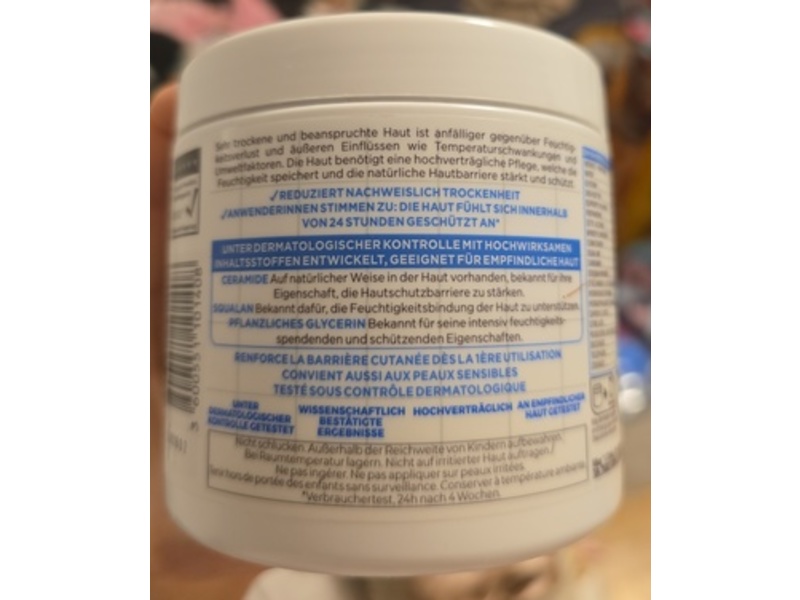 Mixa Ceramide Protect Skin Strengthening Cream, 400 mL