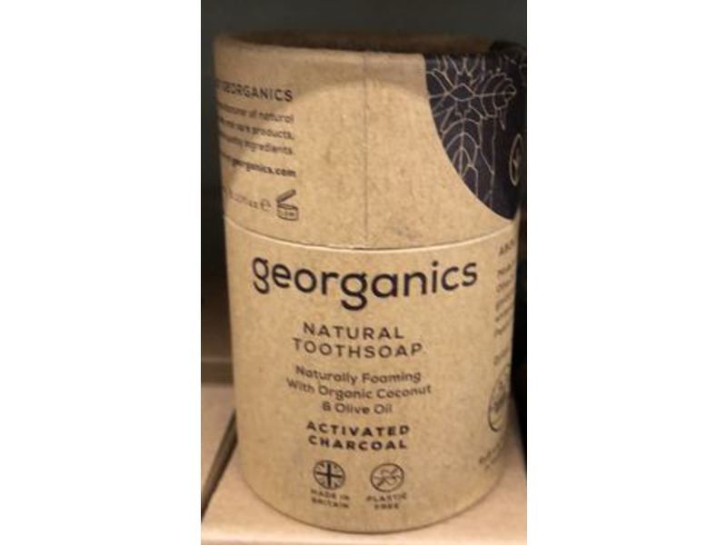 Georganics Natural Toothsoap, Activated Charcoal, 60 ml