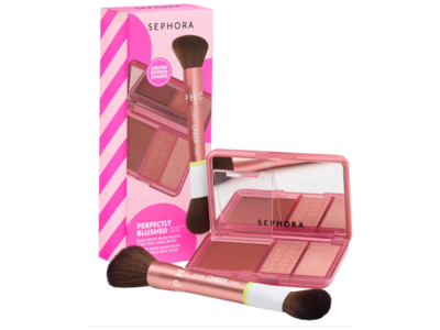 Sephora Perfectly Blushed Makeup Blush & Brush Set,