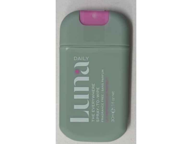 Luna Daily The Everywhere Spray-To-Wipe, 1 fl oz/30 mL