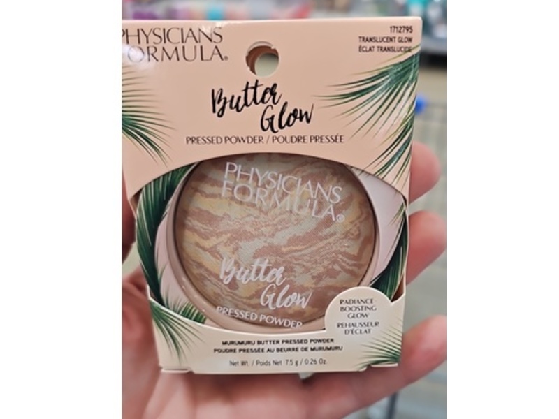 Physicians Formula Butter Glow Pressed Powder, Translucent Glow, 0.26 oz/7.5 g