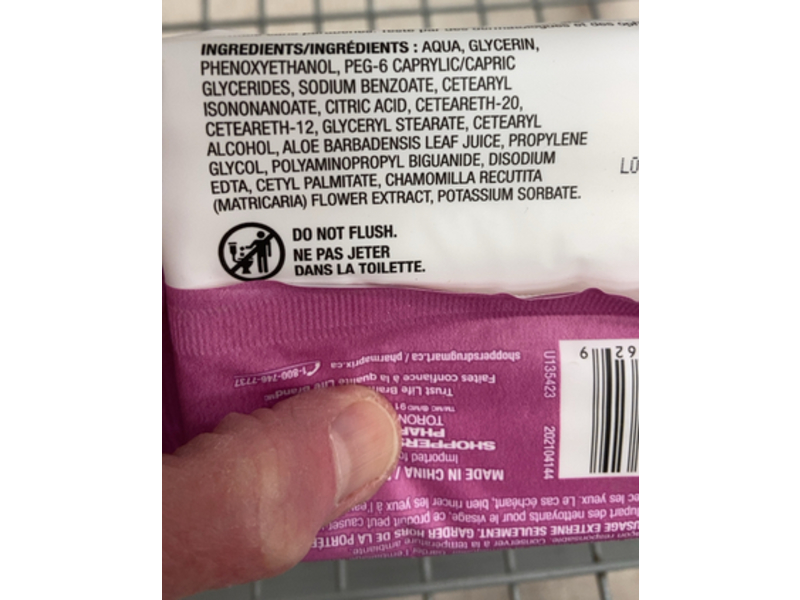 Life Brand Sensitive Facial Cleansing Wipes, Fragrance Free, 25 Count