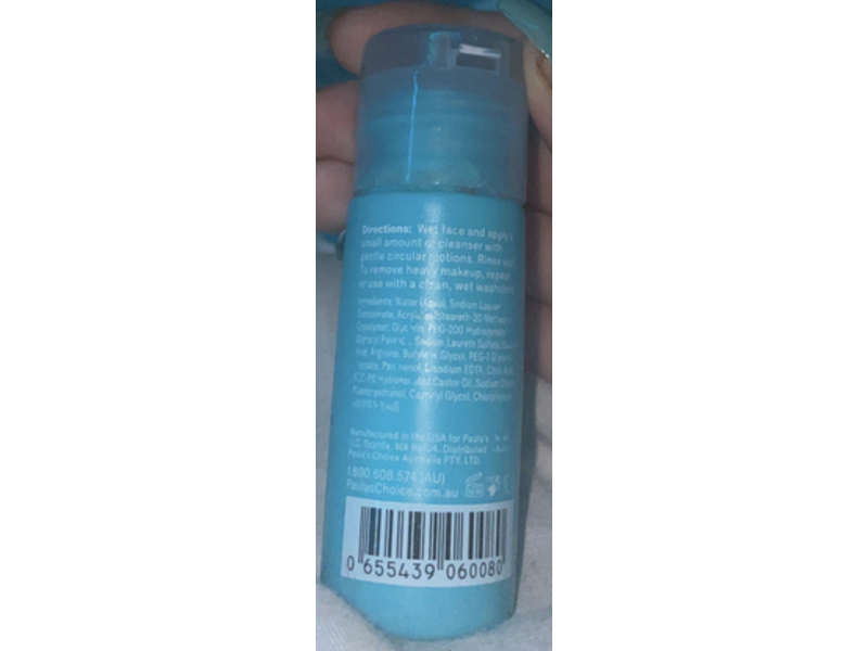 Paulas Choice Clear Pore Normalizing Cleanser, 1 fl oz/30 mL