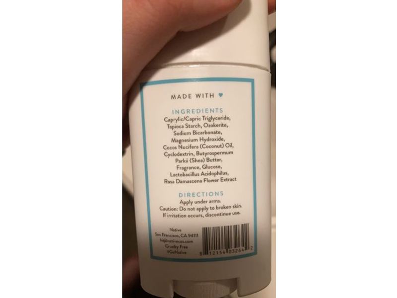 Native Deodorant, Cotton & Cedarwood, 2.65 oz/75 g