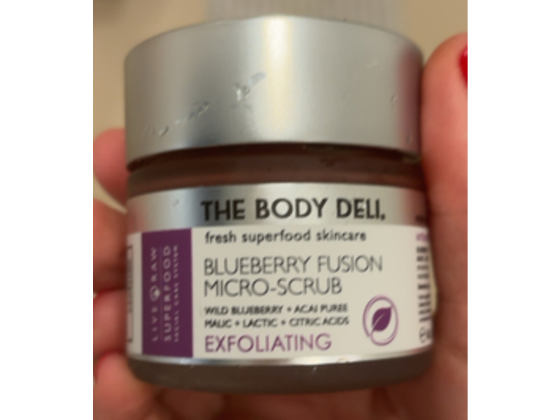 The Body Dell Exfoliating Micro Scrub, Wild Blueberry, 2 oz/60 g