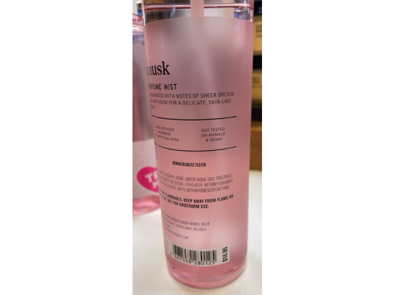Bath & Body Works Musk Perfume Mist, 6 fl oz/177 mL