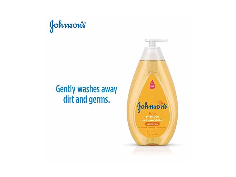 Johnson's Baby Shampoo, 40.8 fl oz/1200 mL, Pack of 12