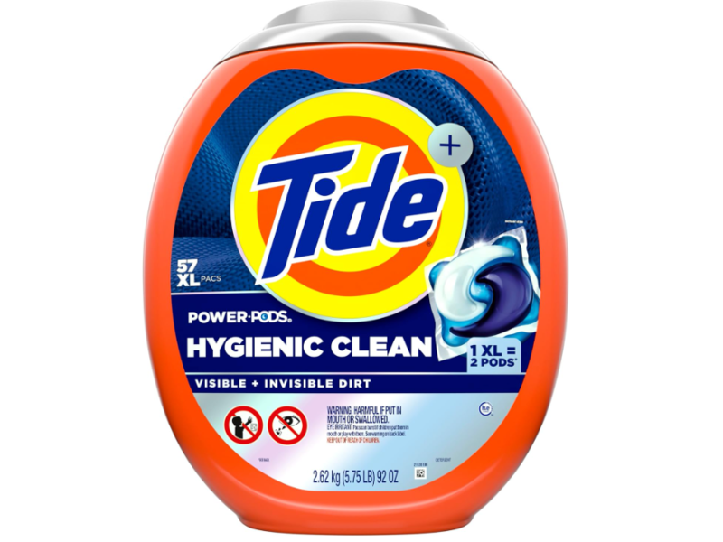 Tide Hygienic Clean Power Pods, Original Scent, 84 fl oz/2,39 kg, 57 Count