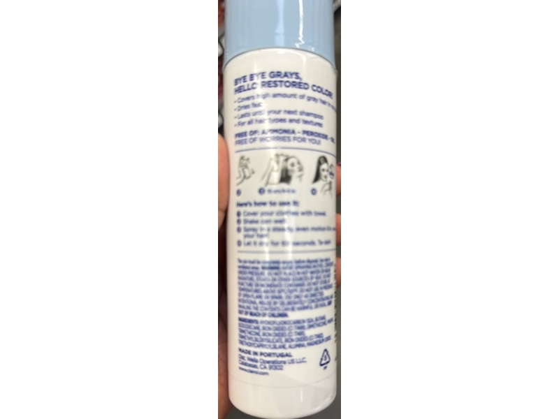 Clairol Root Touch-Up Color Refreshing Spray, Dark Brown, 3.7 oz/105.4 g