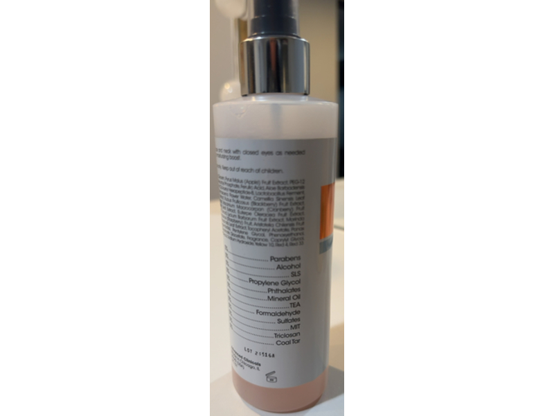 Advanced Clinicals Vitamin C Glow Facial Mist Toner, 8 fl oz/237 mL