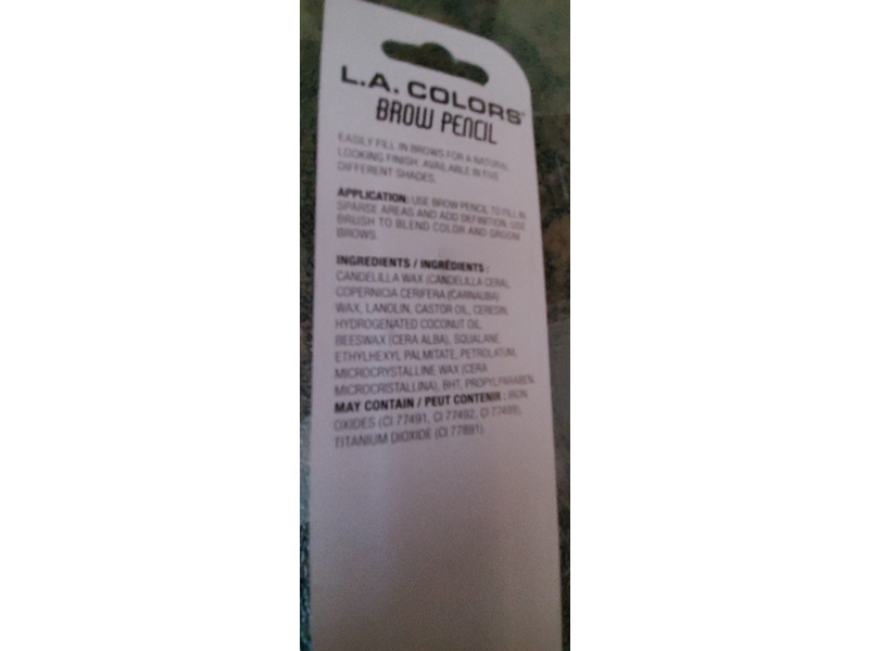 L.a. Colors Brow Pencil, Dark Blonde, 0.05 oz