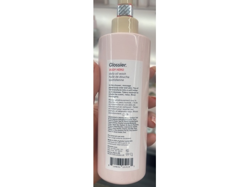 Glossier Body Hero Cleaning Gel, 8.4 fl oz/250 mL