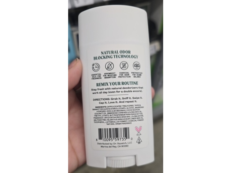 Jukebox Born To Be Wild Natural Deodorant, Clean & Green, 2.65 oz/75 g