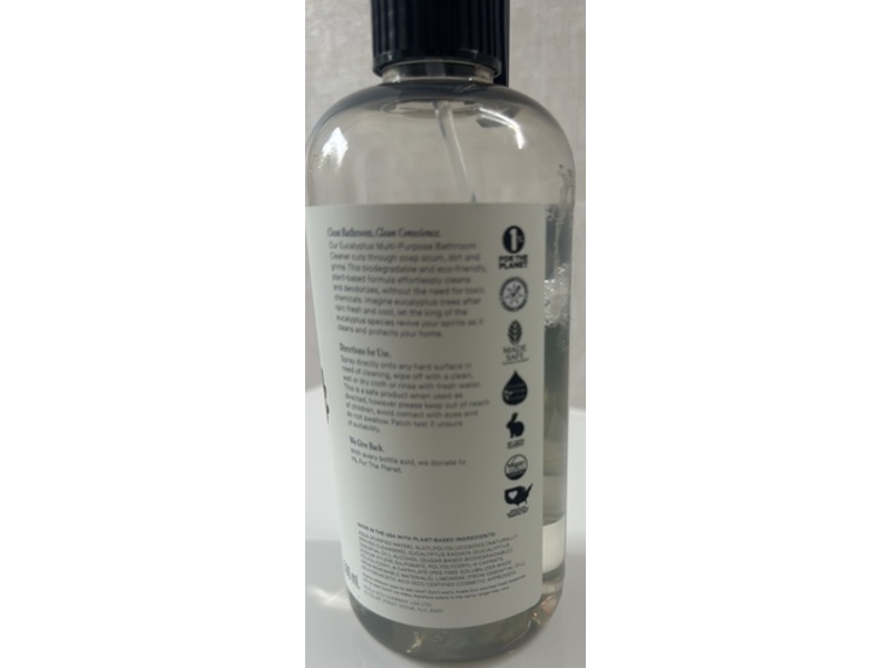 Koala Eco Multi-Purpose Bathroom Cleaner, Australian Eucalyptus Essential Oil, 16.9 fl oz/500 mL