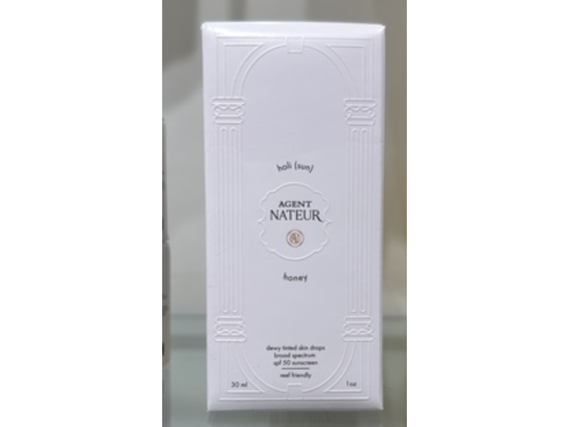 Agent Nateur Holi Dewy Tinted Skin Drops, Honey SPF 50, 1 oz/30 ml