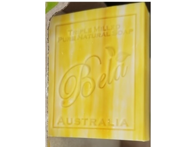 Bela Triple Milled Pure Natural Soap, Goat Milk & Honey, 3.3 oz/93.5 g, Pack Of 6
