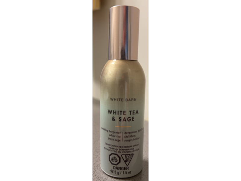 White Barn Concentrated Room Spray, White Tea & Sage, 1.5 oz/42.5 g
