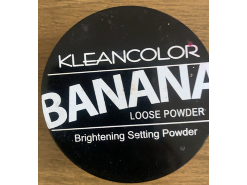 Kleancolor Brightening Setting Loose Powder, Banana, 0.26 oz/7.5 g