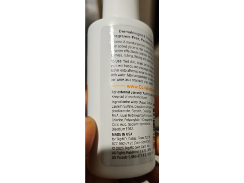 CLn 2-In-1 Gentle Wash & Shampoo, 3 fl oz/89 mL