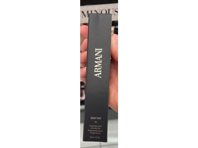 Armani Beauty Long-Wear & Care Skin Tint, F3, 1 fl oz/30 mL
