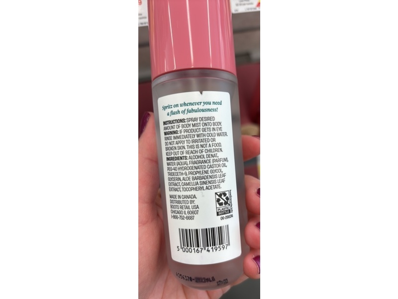 Soap & Glory Tropical Sunrise Body Mist, Pink Pineapple & Creamy Coconut Scent, 3.04 fl oz/90 mL