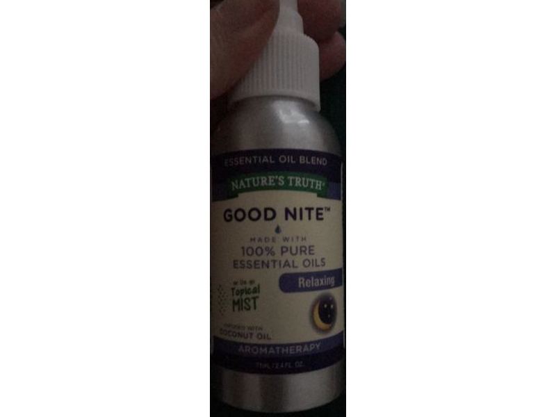 Nature's Truth Goodnight On The Go Topical Mist, Relaxing, 2.4 fl oz/71 mL