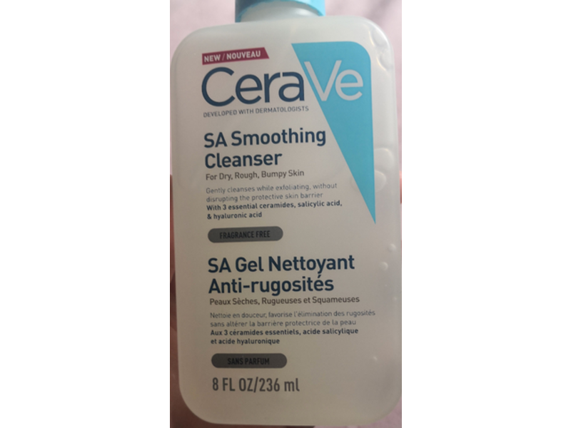 CeraVe SA Smoothing Cleanser, 8 fl oz/236 mL