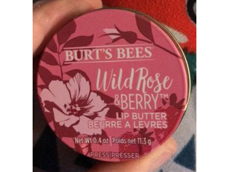Burt's Bees Wild Rose & Berry Lip Butter, 0.4 oz/11.3 g
