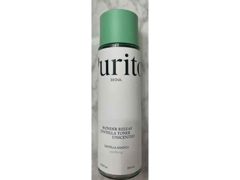 Purito Seoul Wonder Releaf Centella Toner, Unscented, 6.76 fl oz/200 mL