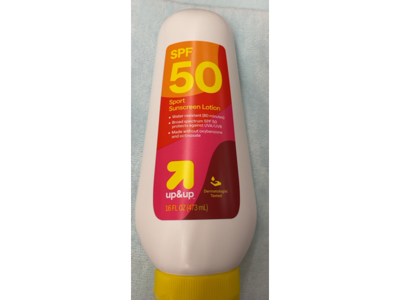 Up&up Sport Sunscreen Lotion, SPF 50, 16 fl oz/473 mL